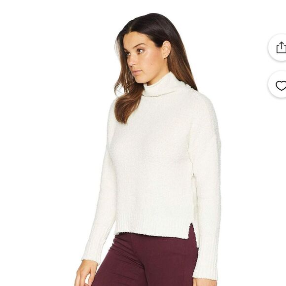 UGG Sage Women's Cream Turtleneck Sweater - Picture 1 of 7